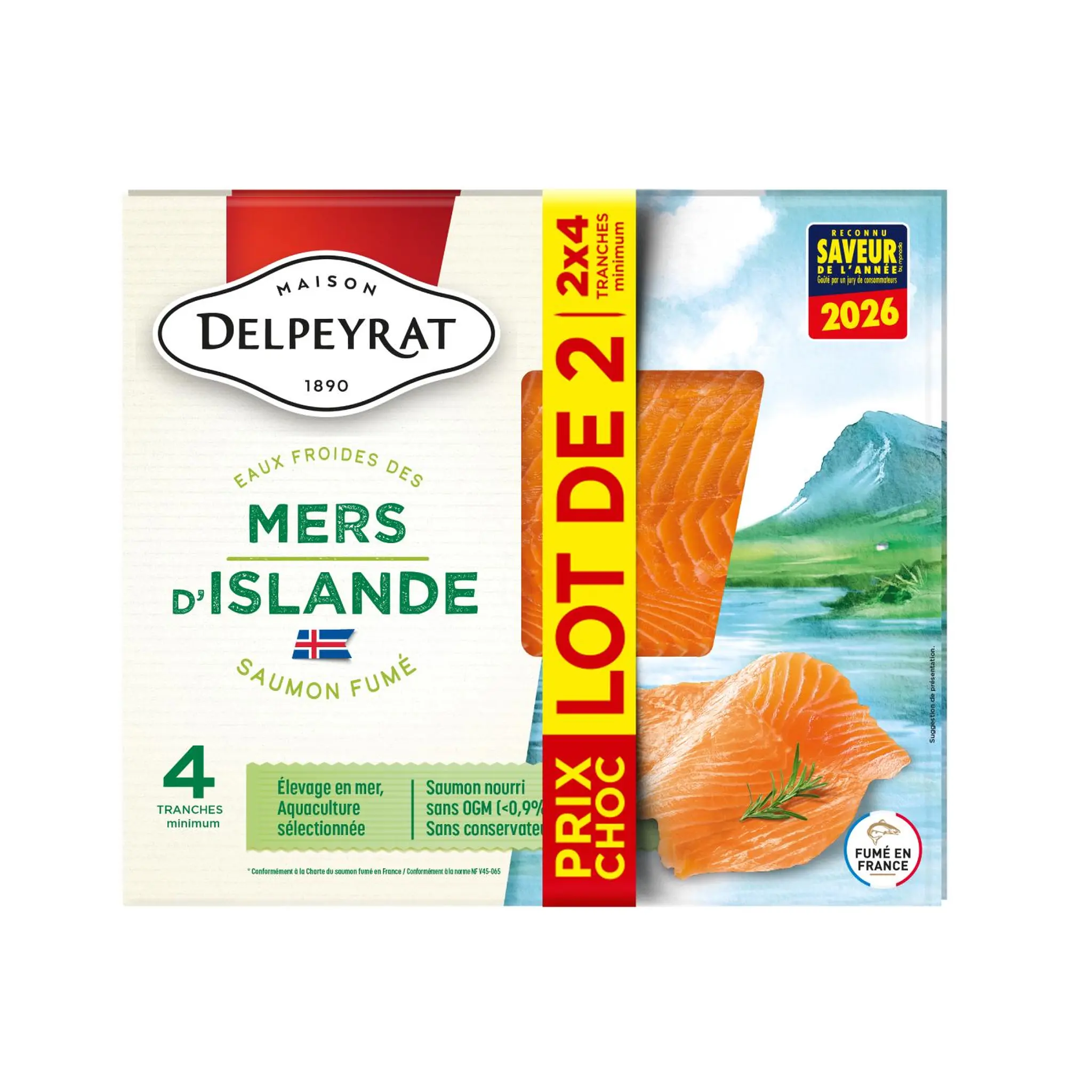 DELPEYRAT Saumon fumé d'Islande