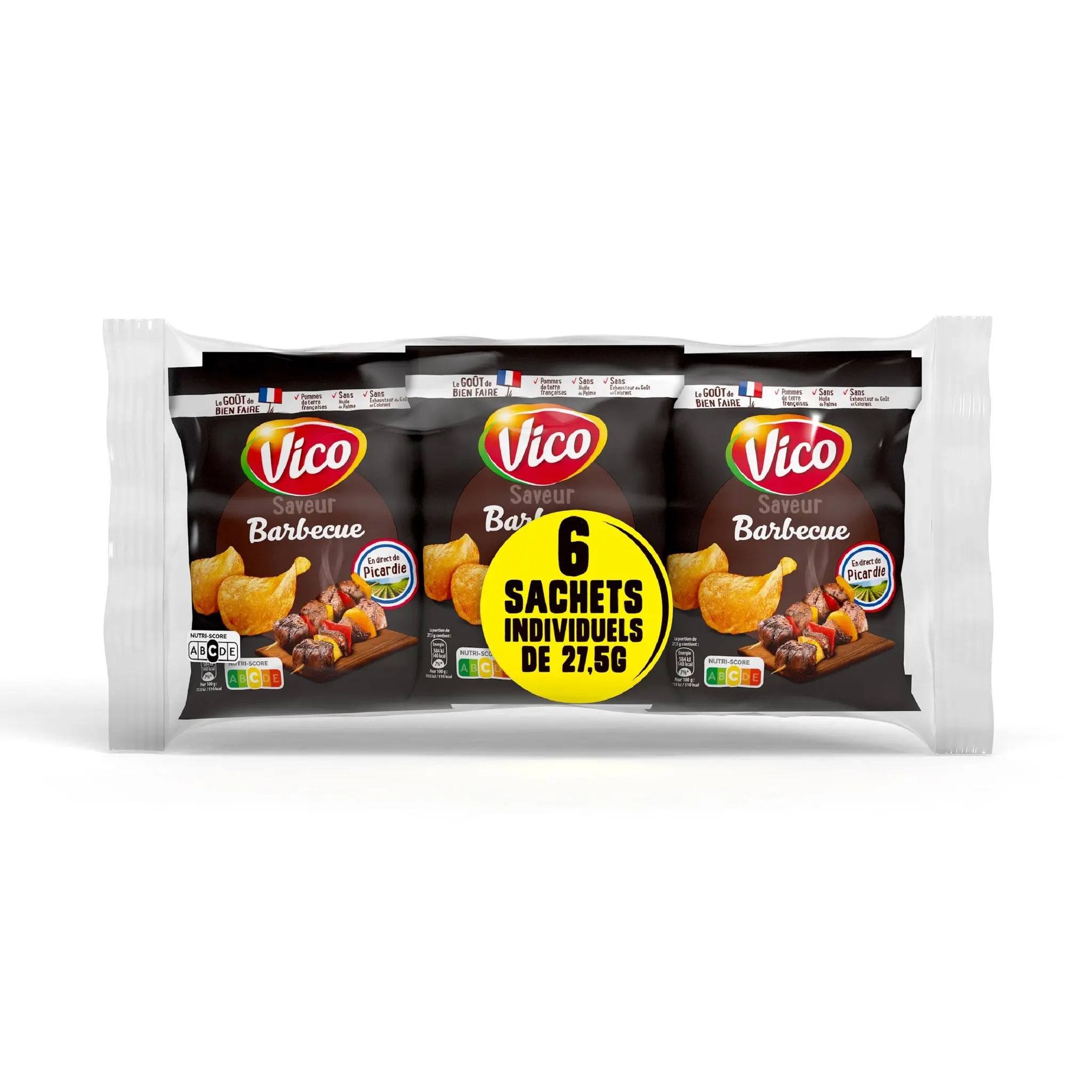 VICO Chips de pommes de terre saveur barbecue