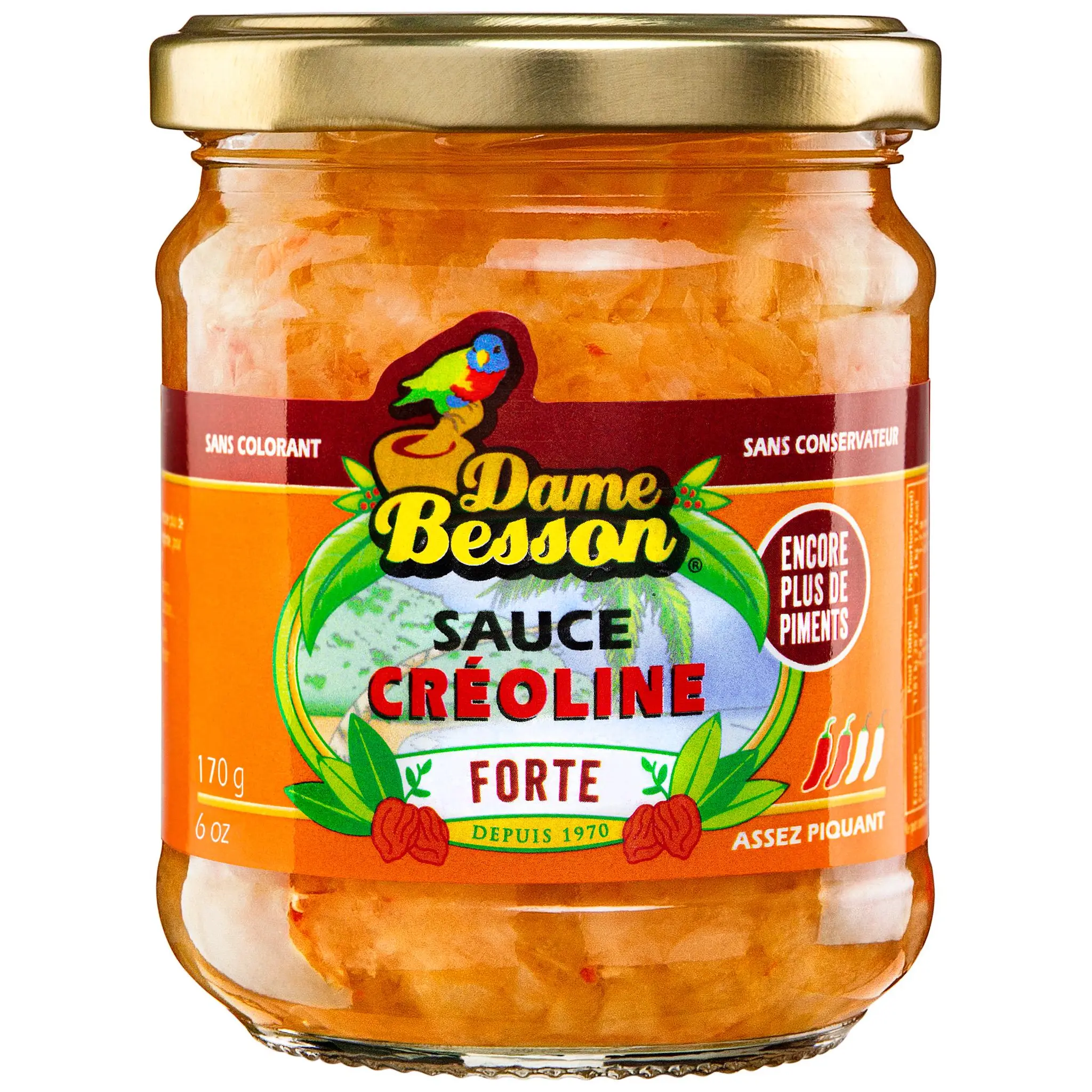 DAME BESSON Sauce créoline forte