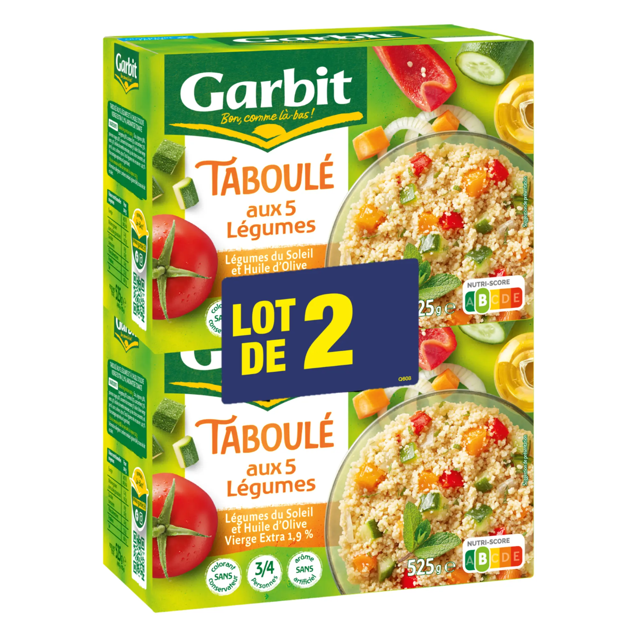 GARBIT Taboulé aux 5 légumes