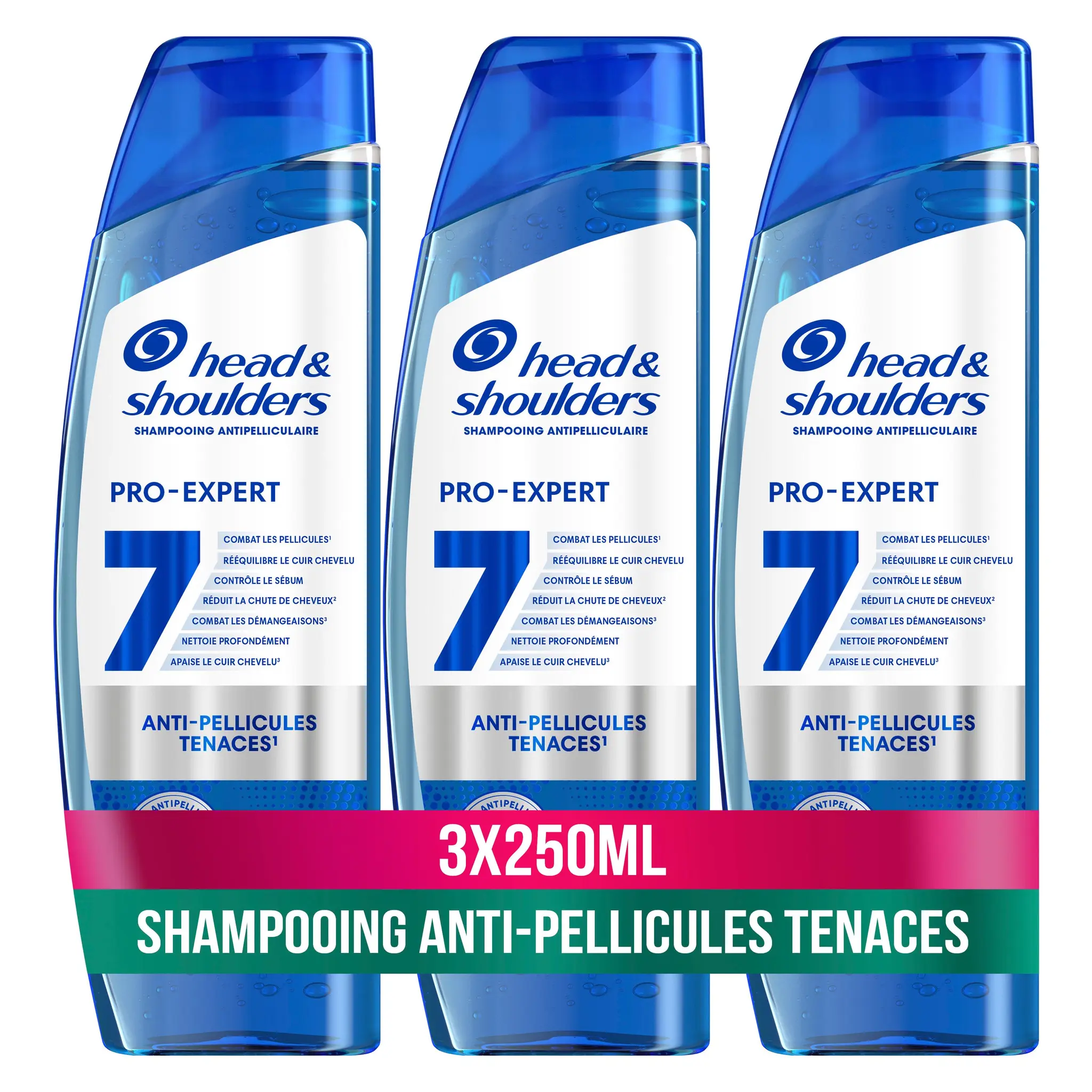 HEAD & SHOULDERS Shampooing pro expert 7 anti pellicules tenaces