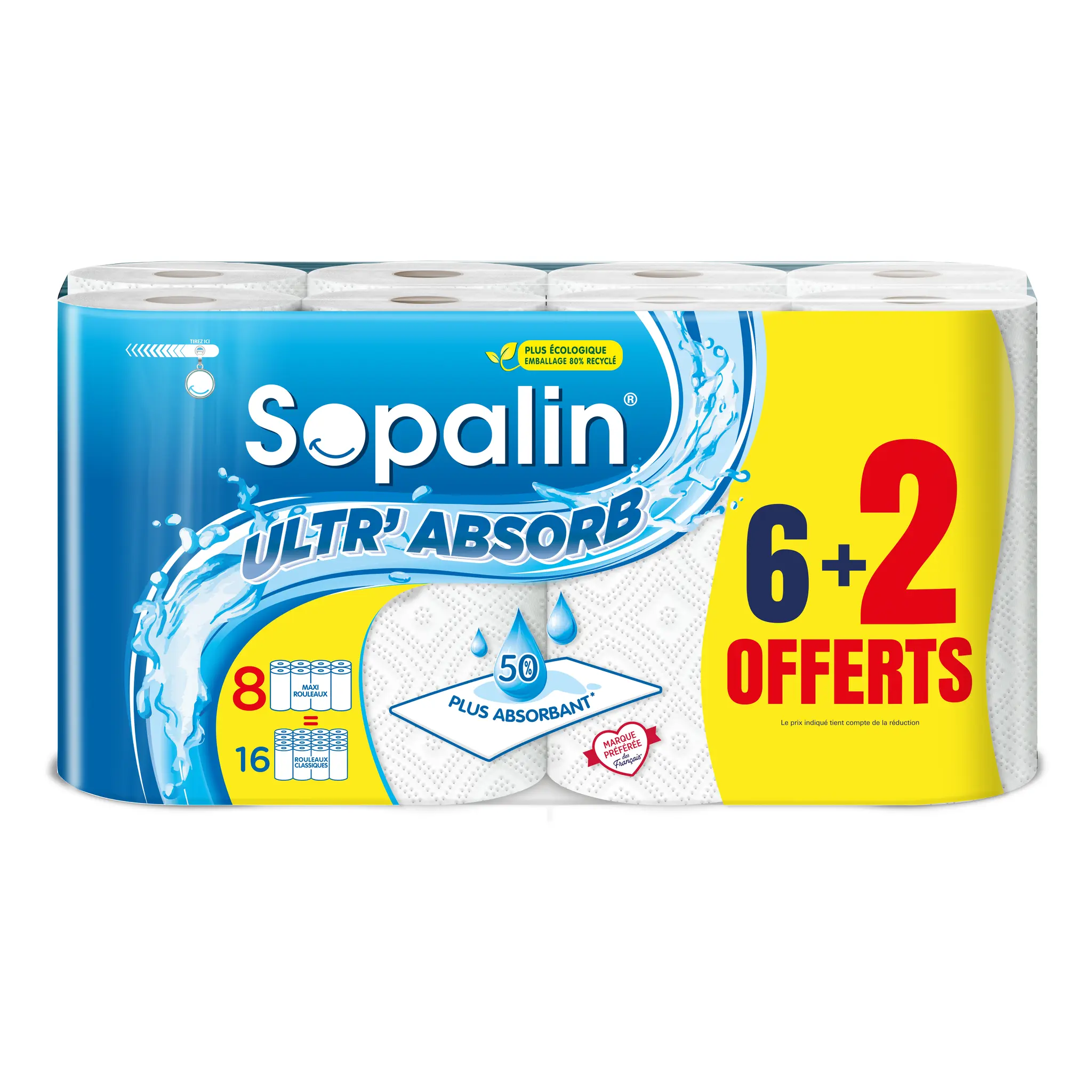 SOPALIN Essuie-tout ultra absorbant