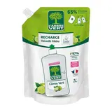 L'arbre Vert Liquide vaisselle hypoallergénique citron vert ecolabel recharge, 1L