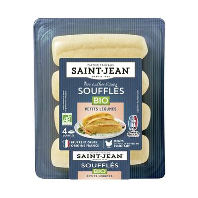 Saint Jean Soufflés de Légumes Bio, 4 pièces - 320g