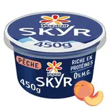Yoplait Skyr brassé pêche 0%mg, 450g