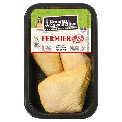 La Nouvelle Agriculture Cuisses de Poulet Fermier Label Rouge, 2x275g