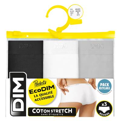 Dim Boxers Ecodim T44/46, 3 boxers