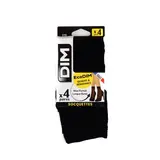 Dim Socquettes femme noires x4, Taille 35/41