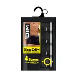 Dim Boxers Noirs Ecodim x4, Taille 5