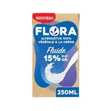 Flora Alternative végétale à la crème fluide 15%mg, 250ml