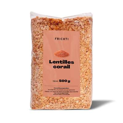 Lentilles Corail, Frichti (500 g)