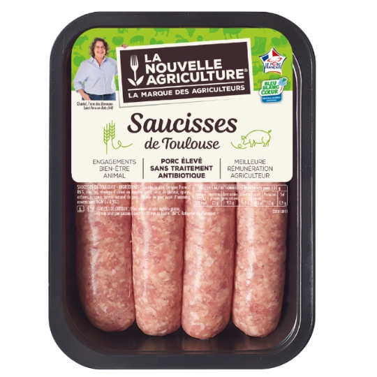 Saucisse de Toulouse LA NOUVELLE AGRICULTURE