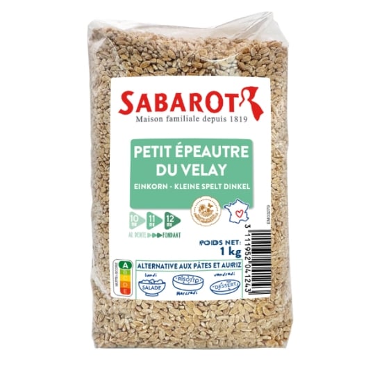 Petit Épeautre Du Velay 10 Min Sachet 1kg - Sabarot SABAROT