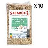 Sabarot - Lot X10 Petit Épeautre Du Velay Cuisson 10min - Sachet 1kg SABAROT