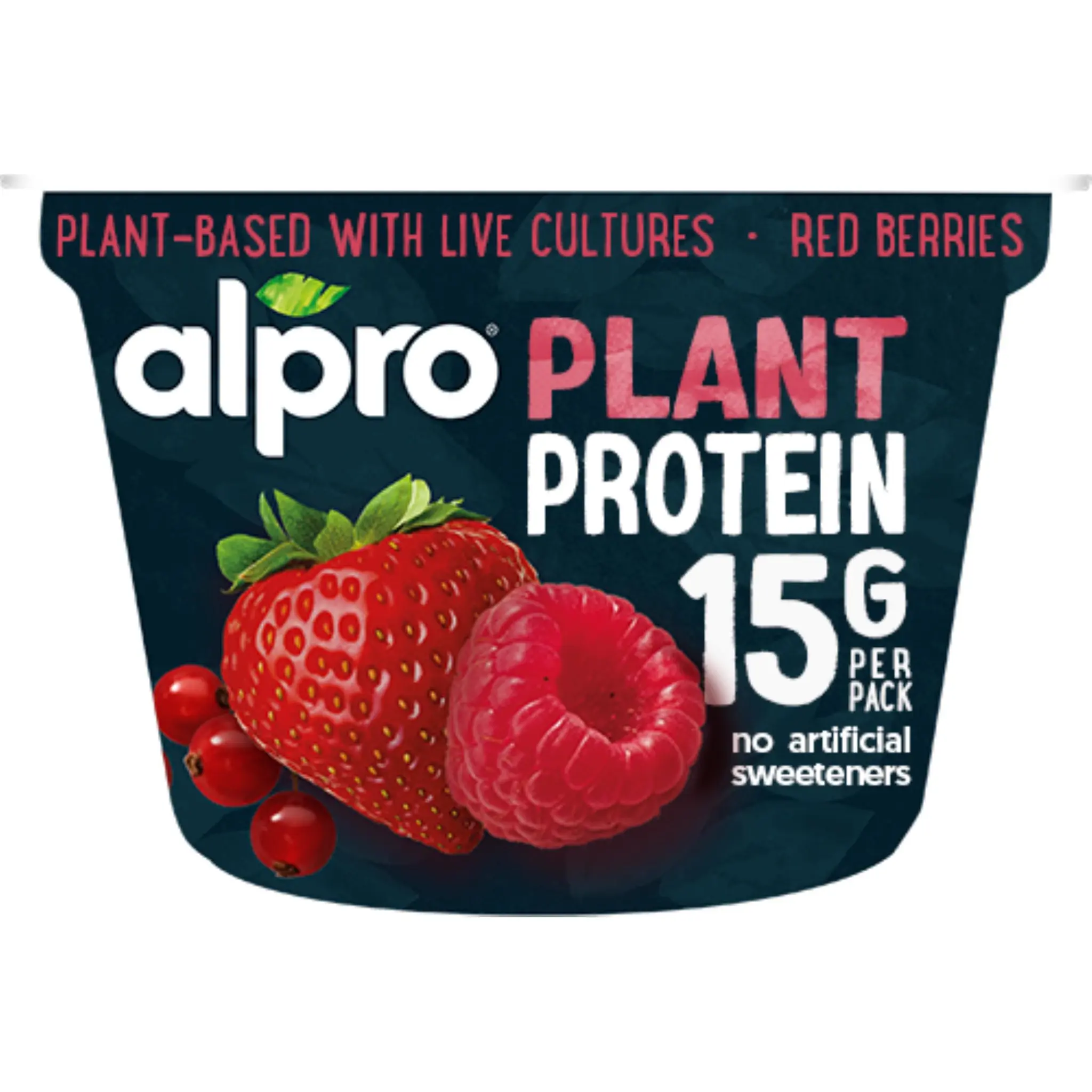 ALPRO Dessert végétal protéiné saveur baie rouge