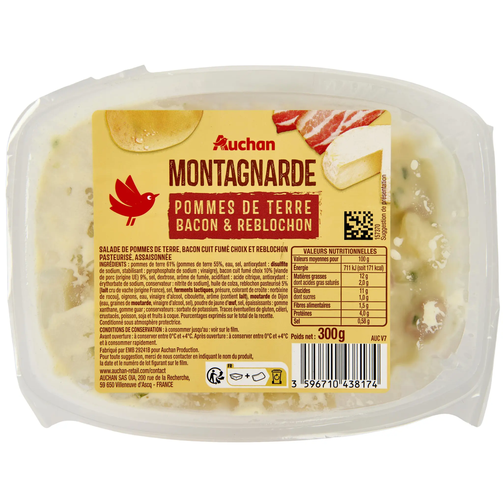 AUCHAN Salade montagnarde