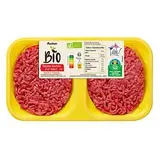 Auchan BIO Steaks Hachés Pur boeuf 15%MG Bio, 2x125g