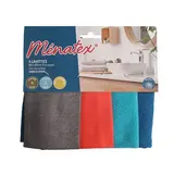 Ménatex Lavettes microfibres 31x32cm, 4 lavettes