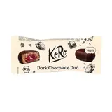 Koro Duo Chocolat Noir à la Fraise Bio, 2x20g