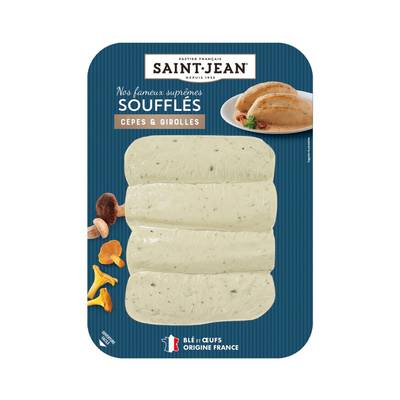Saint Jean Suprêmes Soufflés Cèpes Girolles, 4x120g