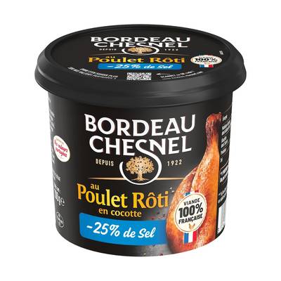 Bordeau Chesnel Spécialité charcutière poulet rôti cocotte -25% de sel, 200g