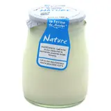 La Ferme du manège Yaourt nature au lait entier, 180g