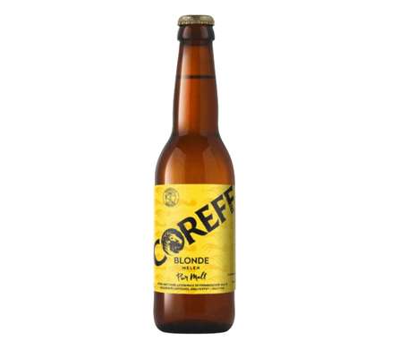 Bière blonde 4,2° pur malt, Coreff (25 cl)