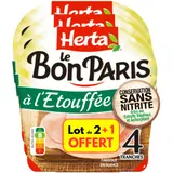 Jambon à l'étouffée sans nitrite HERTA