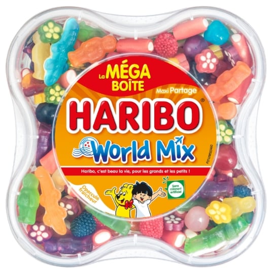 Bonbons Assortiment World Mix Méga Boîte Halloween HARIBO