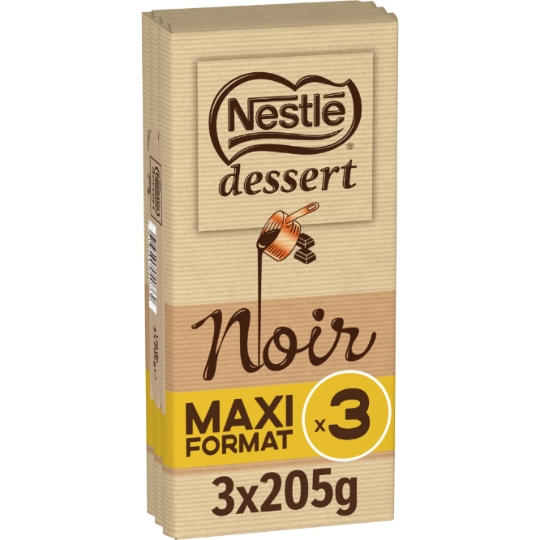 Tablette de Chocolat Noir Dessert NESTLE