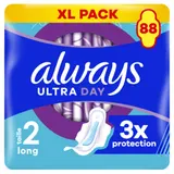 Serviettes Hygiéniques Ultra Day Long Taille 2 et 3X Protection ALWAYS
