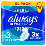 Serviettes Hygiéniques Ultra Day avec Ailettes Long Plus Taille 3 ALWAYS