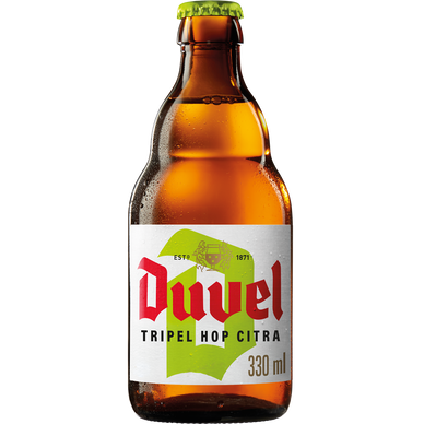 Bière blonde belge Tripel Hop DUVEL, bouteille de 33cl