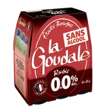 Bière sans alcool rubis LA GOUDALE - 0° - pack 6x25CL