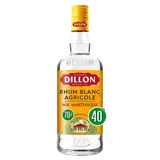 Rhum blanc agricole AOC de la Martinique DILLON, 40°, 70cl