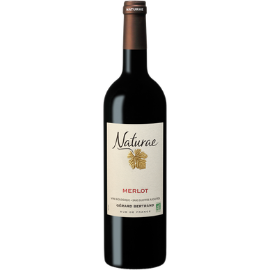 Pays d'Oc Merlot IGP rouge Naturae bio sans sulfites 75cl