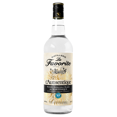Rhum blanc l'authentique AOP LA FAVORITE 50°, 1l