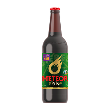 Bière blonde 5° METEOR - 75cl bouteille consignée