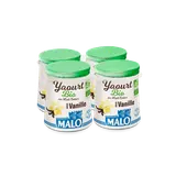 Yaourt bio à la vanille MALO, 4x125g