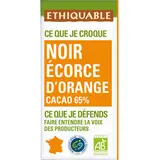 ETHIQUABLE - Chocolat noir écorce orange BIO - la tablette de 100g