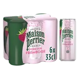 Boisson gaz.MAISON PERRIER FOREVER framboise 6x33cl