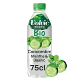 Eau aromatisée bio concombre menthe basilic VOLVIC ESSENTIEL - 75cl