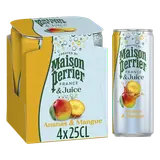 Boisson Gazeuse Ananas Mangue MAISON PERRIER MAGNETIC JUICE 4x25cl