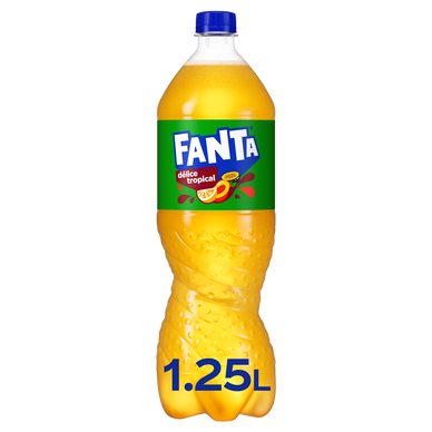 Soda Délice tropical FANTA - Bouteille 1,25L
