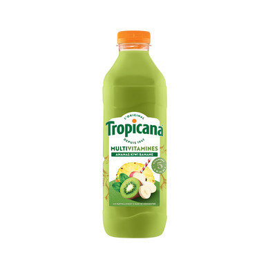Jus de fruits TROPICANA multivitaminé Ananas Kiwi Banane 1L