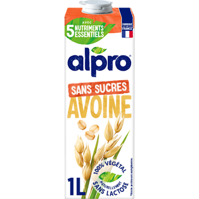 Boisson végétale avoine sans sucres ALPRO 1 litre