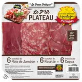Plateau assortiment charcuterie PETITGAS  200g