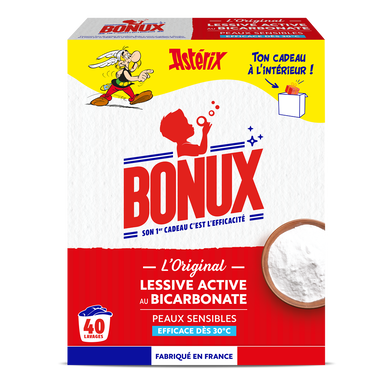 Lessive poudre l'Original BONUX boite 40 lavages 2kg
