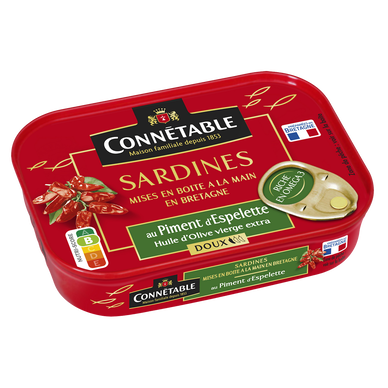Sardines au piment d'Espelette - CONNÉTABLE - 115g