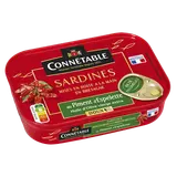 Sardines au piment d'Espelette - CONNÉTABLE - 115g